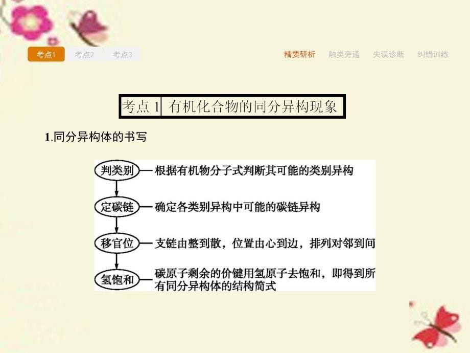 2018届高考化学二轮复习 选考部分 专题八 有机化学基础课件_第5页