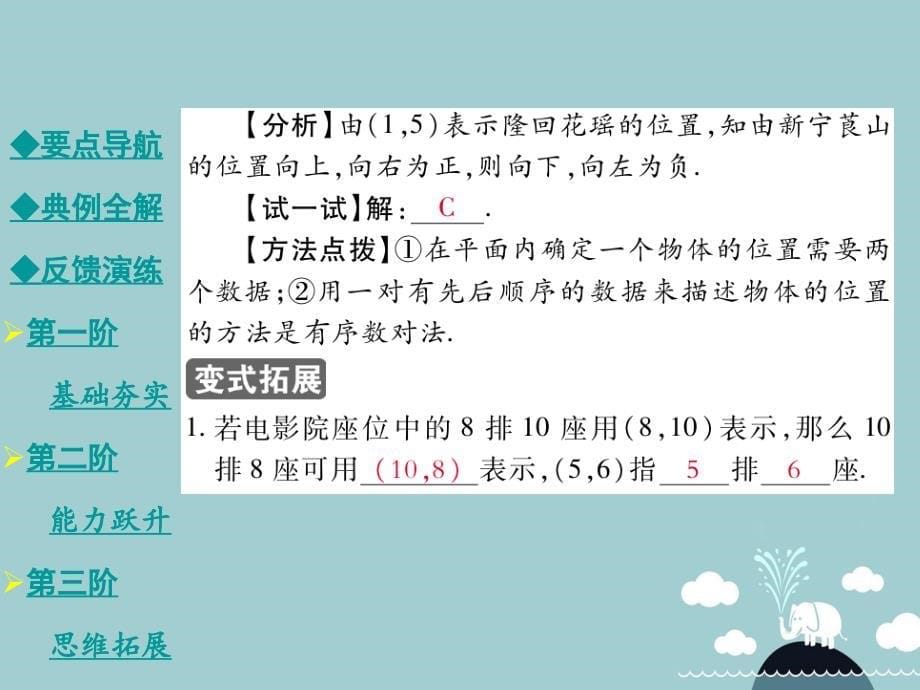 2018年秋八年级数学上册 3.1 确定位置课件 （新版）北师大版_第5页