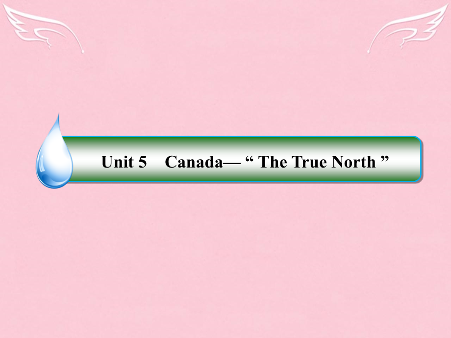 2017-2018学年高中英语 unit 5 canada-“ the true north ”section ⅳ grammar & writing课件 新人教版必修3_第1页