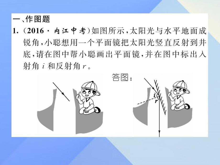 2018年八年级物理上册 期末专题复习二 作图与信息训练题课件 粤教沪版_第2页