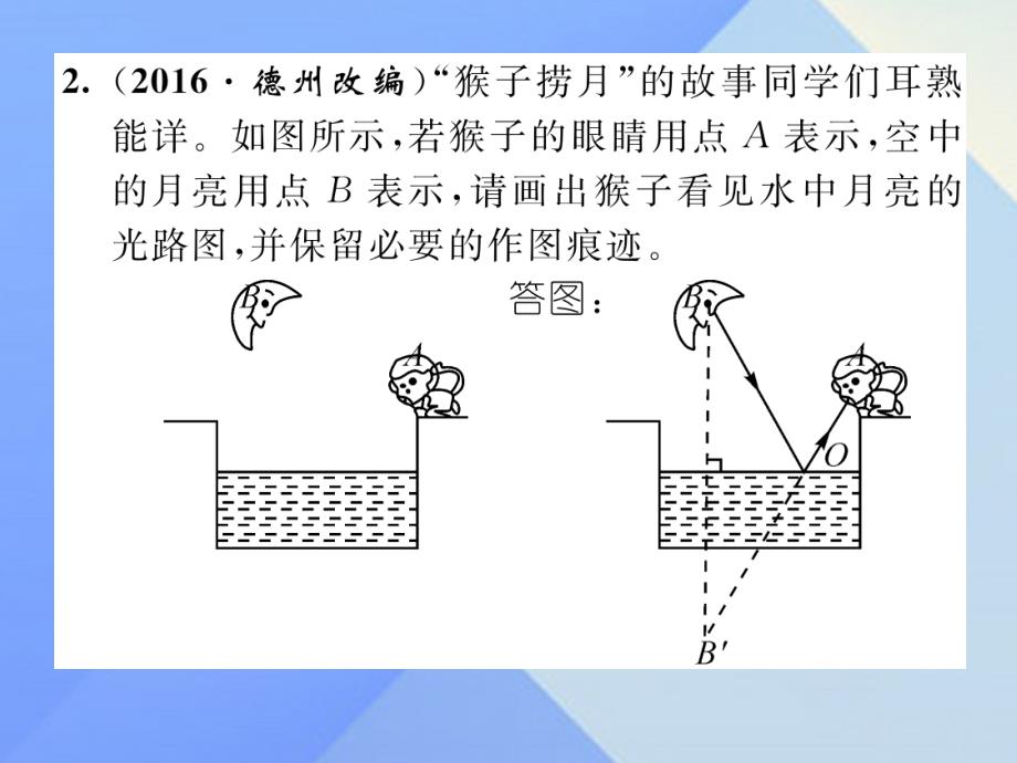 2018年八年级物理上册 期末专题复习二 作图与信息训练题课件 粤教沪版_第3页