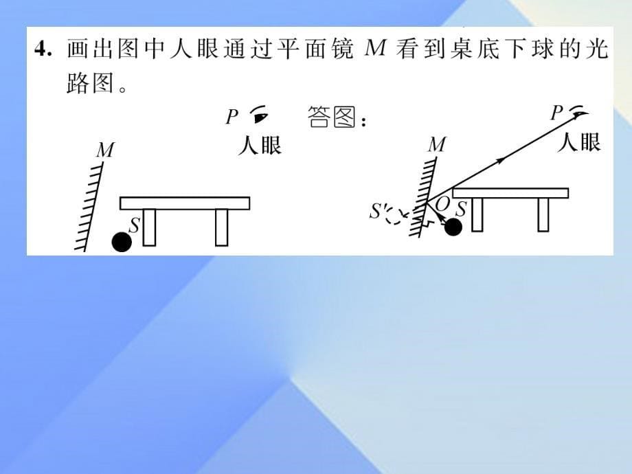 2018年八年级物理上册 期末专题复习二 作图与信息训练题课件 粤教沪版_第5页