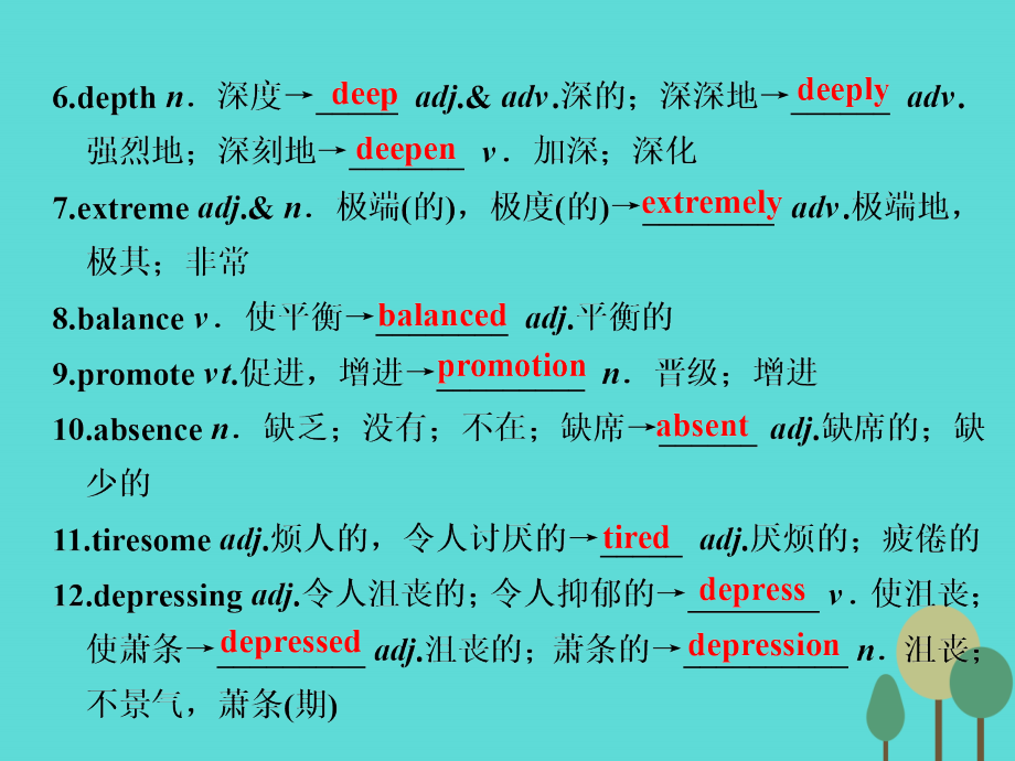 2018版高考英语大一轮复习 module 1 deep south课件 外研版选修8_第4页