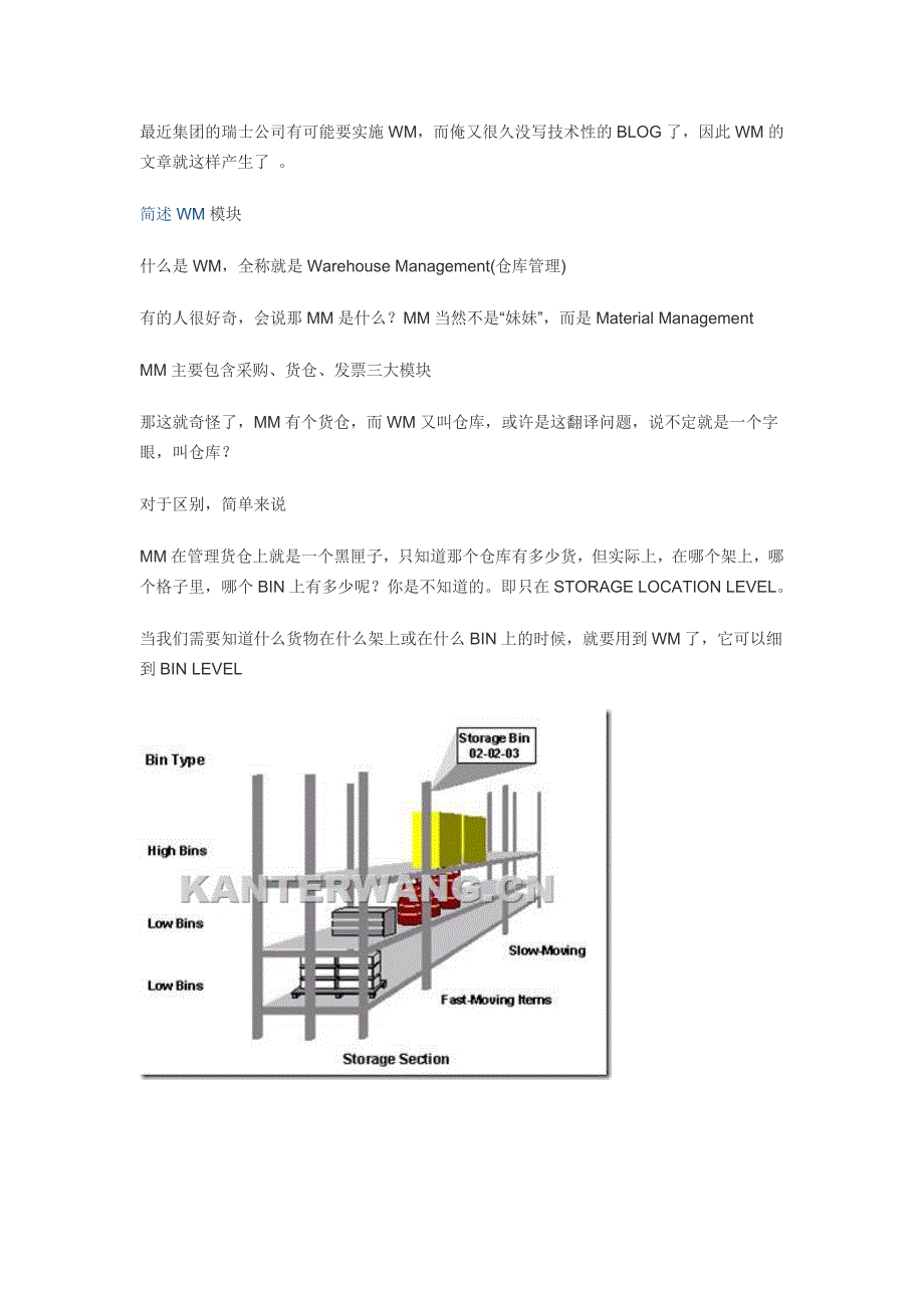 初识SAP WM(转载自Kanter Wang).doc_第1页