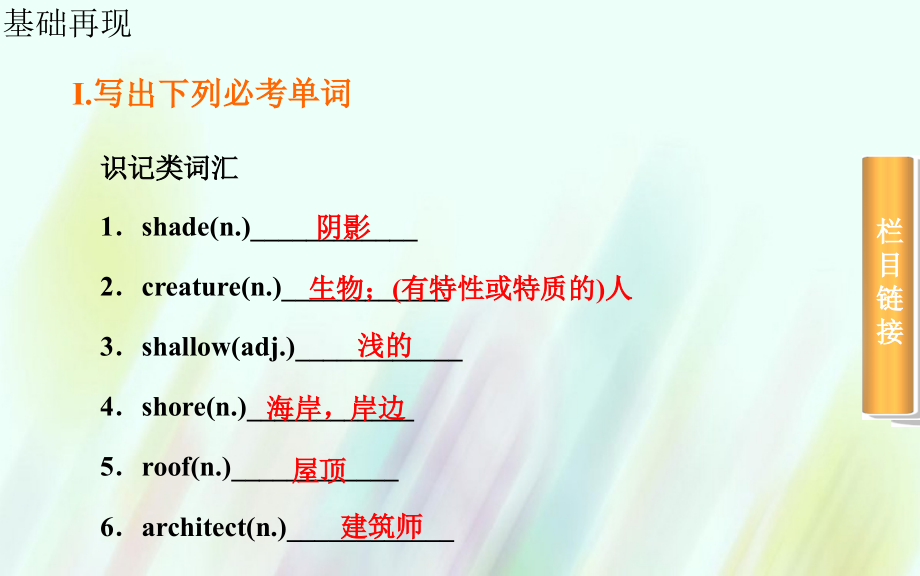 2017-2018学年高考英语一轮复习 unit6 design课件 北师大版_第2页