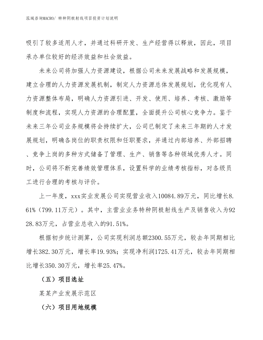 特种阴极射线项目投资计划说明_第2页