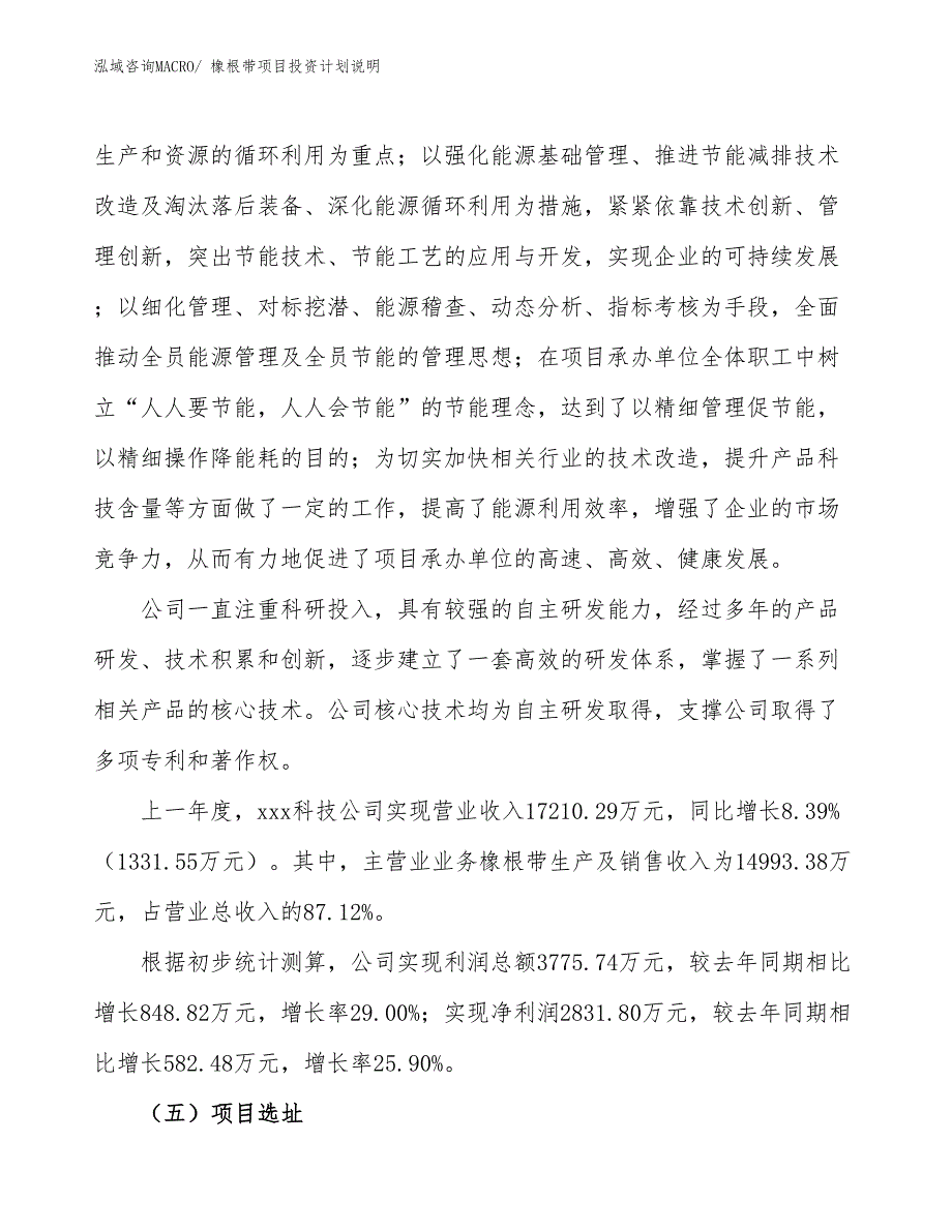 橡根带项目投资计划说明_第2页