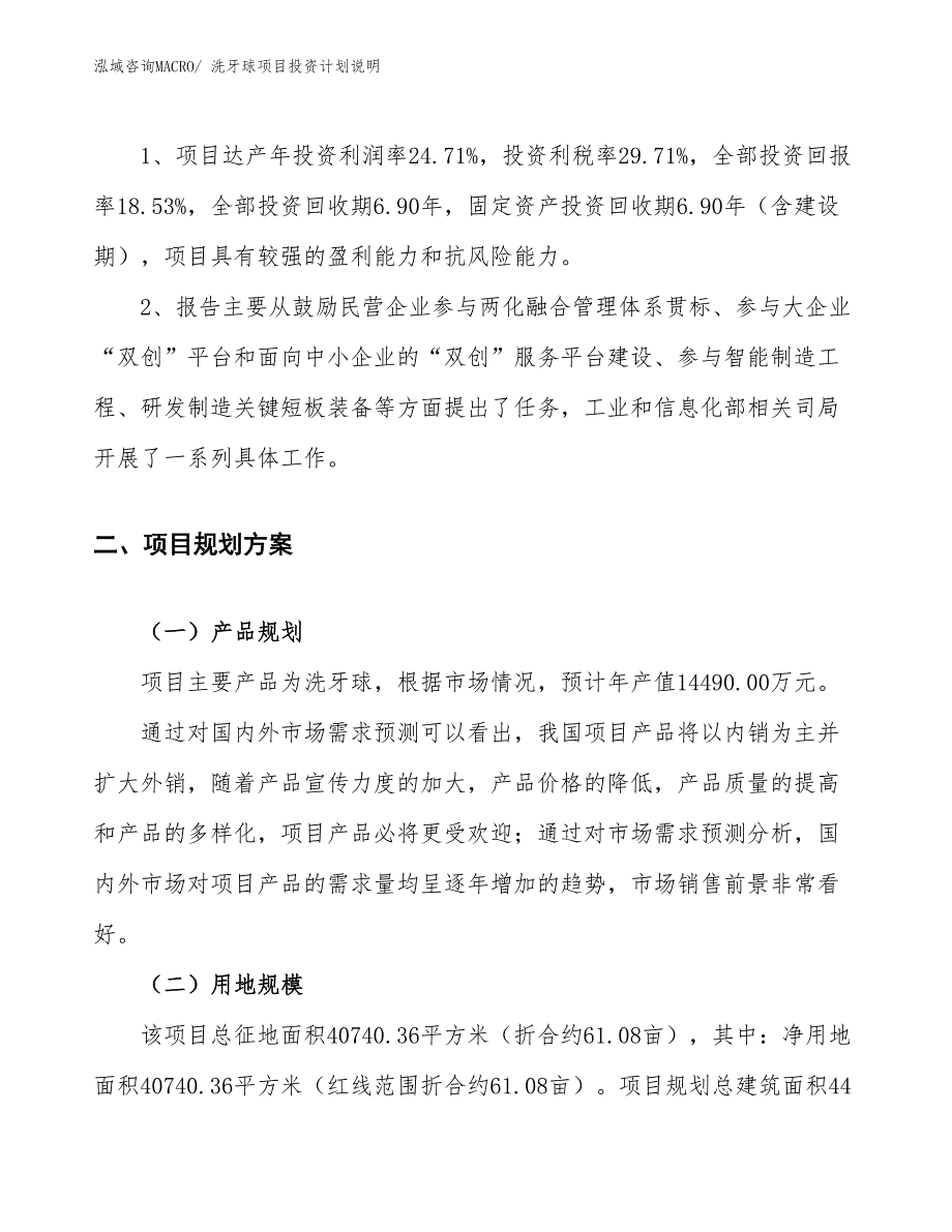 洗牙球项目投资计划说明_第4页