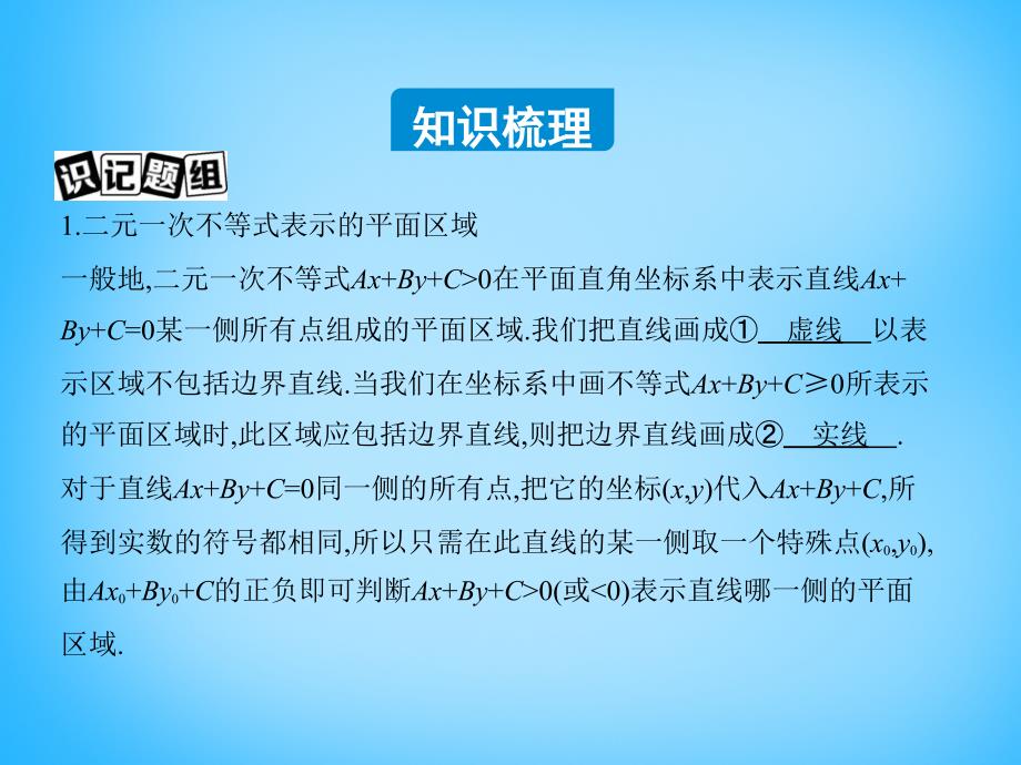 2018版高考数学一轮复习 7.3二元一次不等式（组）与简单线性规划课件_第2页