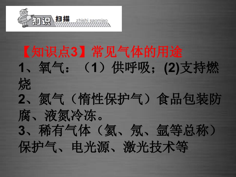 2018九年级化学上册 第2单元 我们周围的空气复习课件 （新版）新人教版_第3页