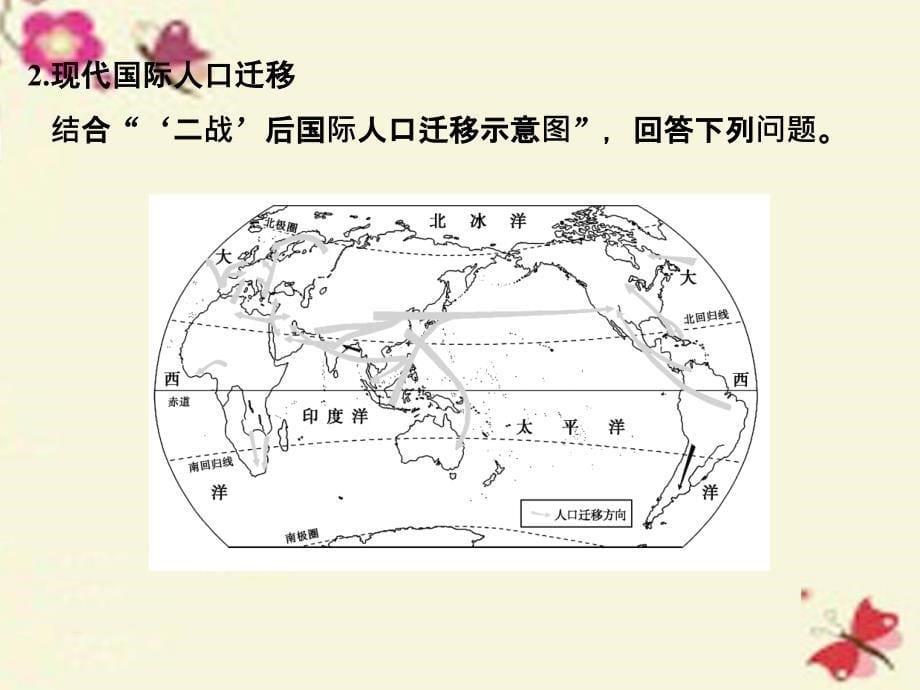 2018年高考地理一轮复习 第五章 人口的增长、迁移与合理容量 第二节 人口迁移课件 中图版_第5页