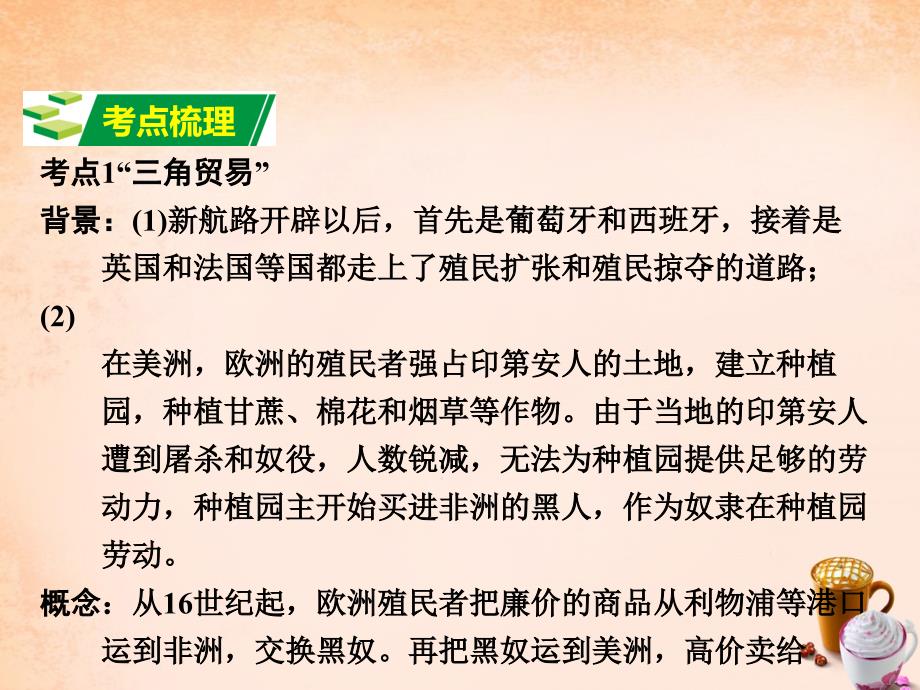 2018中考历史 第一部分 教材知识梳理 模块三 世界近代史 主题十六 殖民扩张与殖民地人民的抗争课件  新人教版_第4页