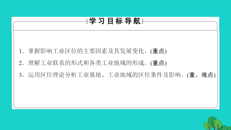 2017-2018学年高中地理第3章区域产业活动第3节工业区位因素与工业地域联系课件湘教版必修_第2页