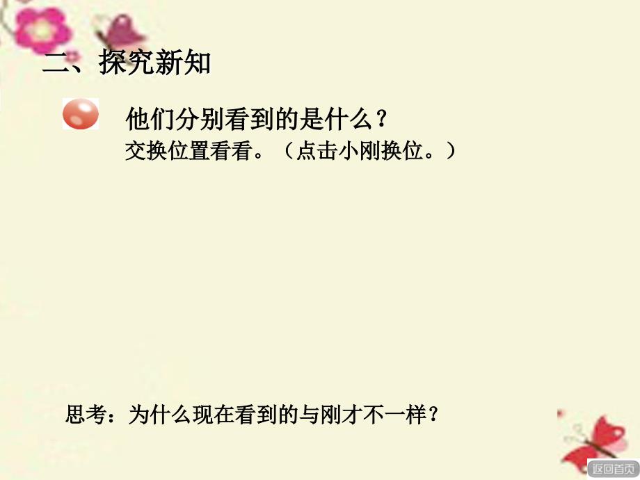 2018春二年级数学下册 第五单元《谁的眼睛亮—观察物体》课件4 青岛版六三制 (2)_第4页