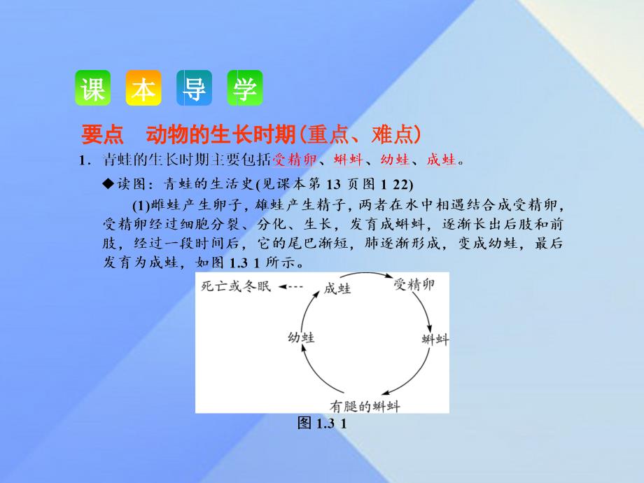 2018年春七年级科学下册 1.3 第1课时 动物的生长时期课件 浙教版_第3页