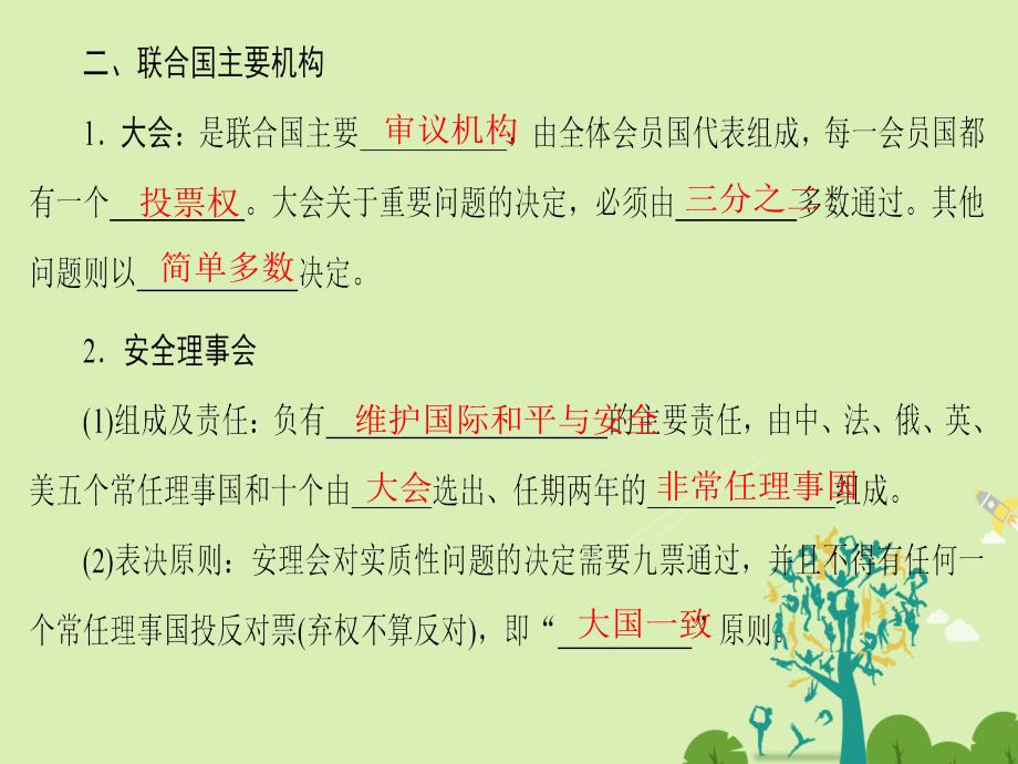 2017-2018学年高中政治专题5日益重要的国际组织1联合国：最具普遍性的国际组织课件新人教版选修_第4页