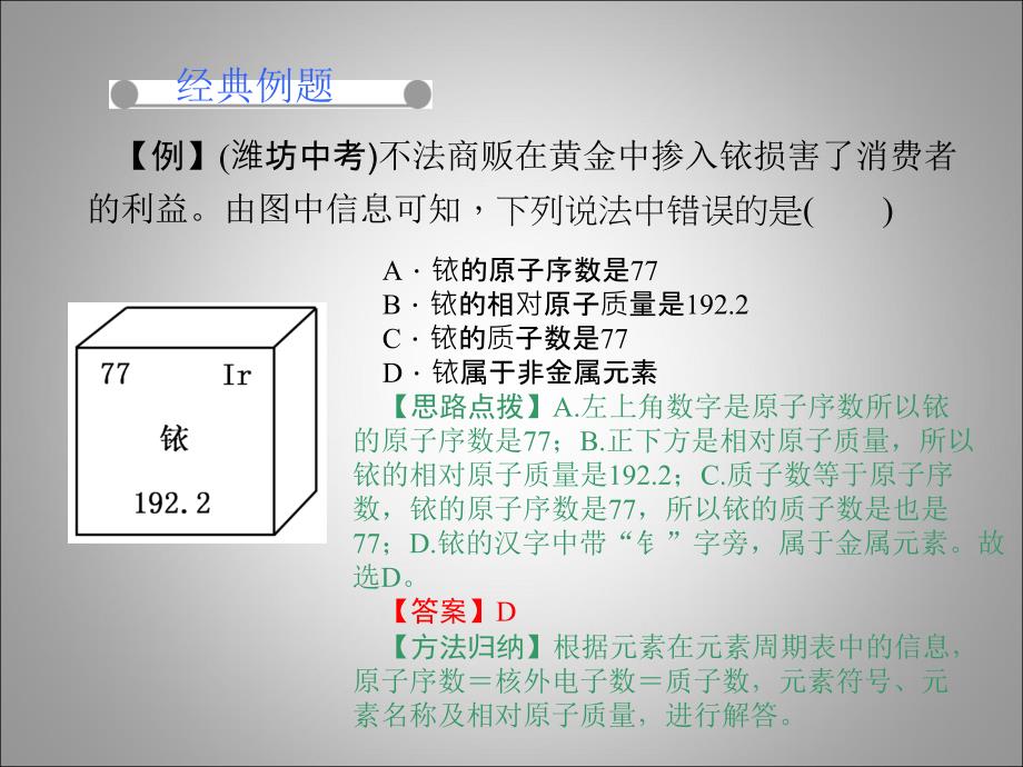 3.3 元素 习题精讲课件（人教版九年级上册）.ppt_第2页