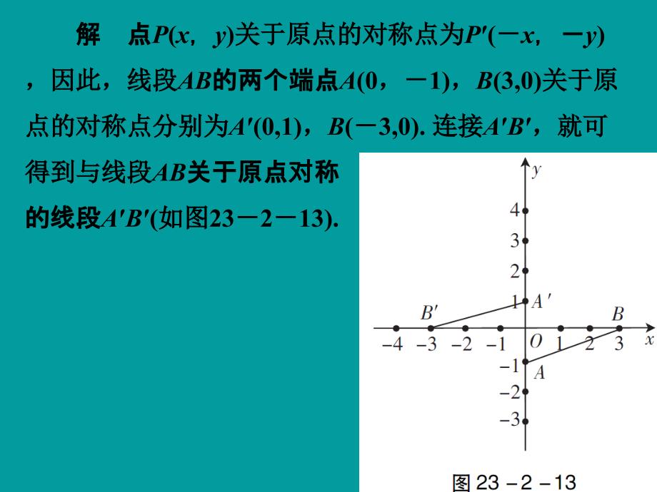 2017-2018年九年级数学上册 第23章 23.2.3 关于原点对称的点的坐标课件 （新版）新人教版_第4页