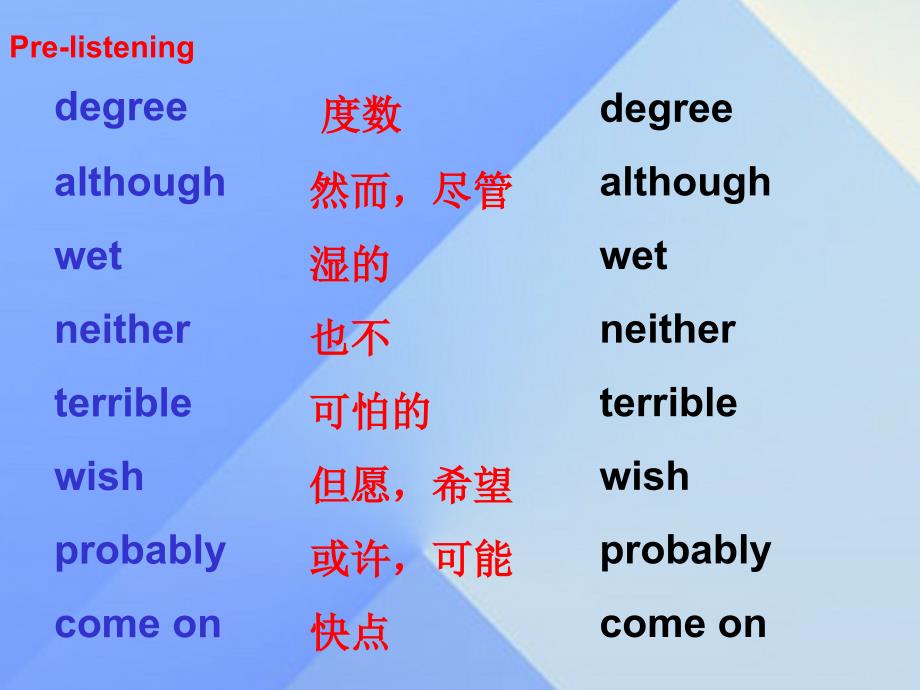 2018年秋八年级英语上册 module 10 the weather unit 1 it might snow（典案三）教学案例课件 （新版）外研版_第4页