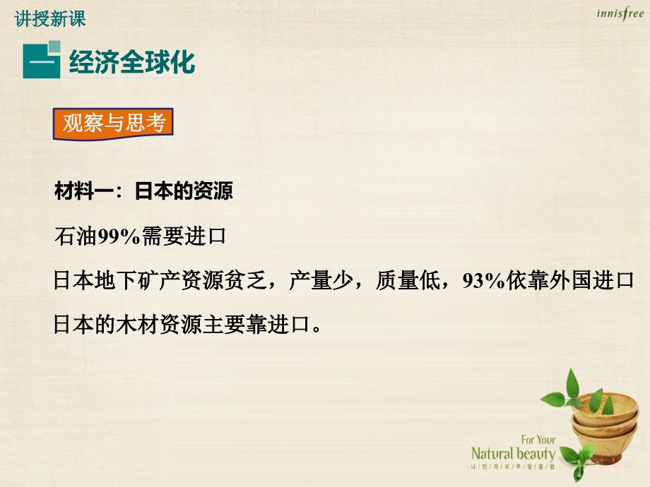 2018年秋九年级政治全册 1.1 放眼国际经济与政治（第2课时）课件 湘教版_第4页