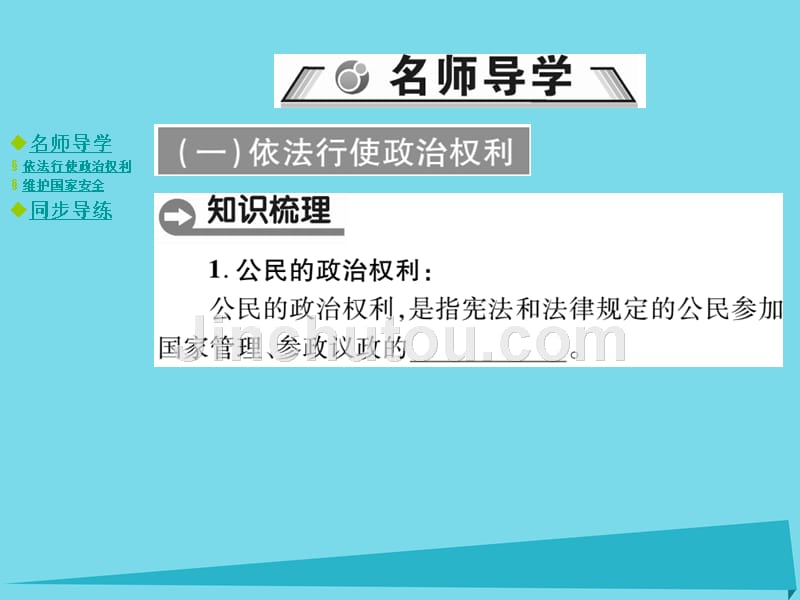 2018年秋九年级政治全册 3.6.3 依法参与政治生活课件 新人教版_第2页