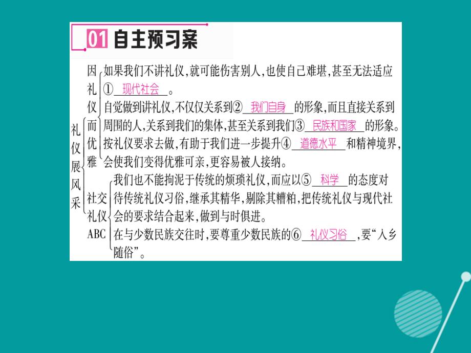 2018年秋八年级政治上册 7.2 礼仪展风采课件 新人教版_第4页