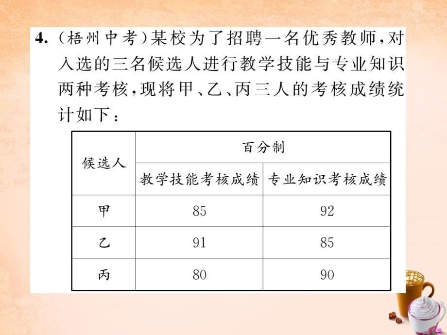 2018春七年级数学下册 第6章 数据分析重难点突破课件 （新版）湘教版_第5页