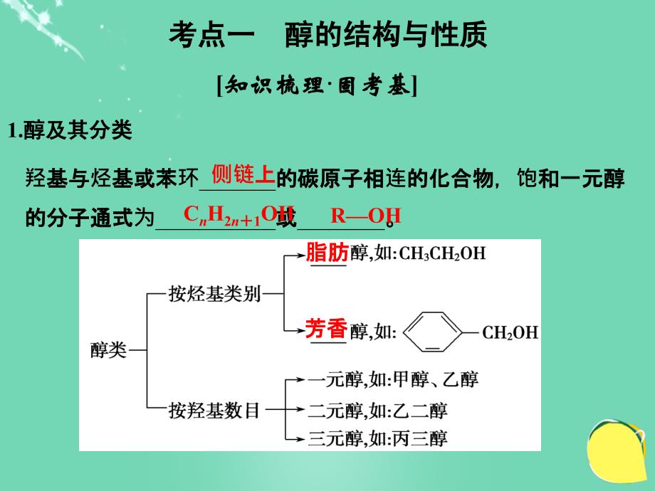 2018版高考化学一轮复习 第十二章 有机化学基础 基础课时3 烃的含氧衍生物-醇、酚课件 新人教版_第3页