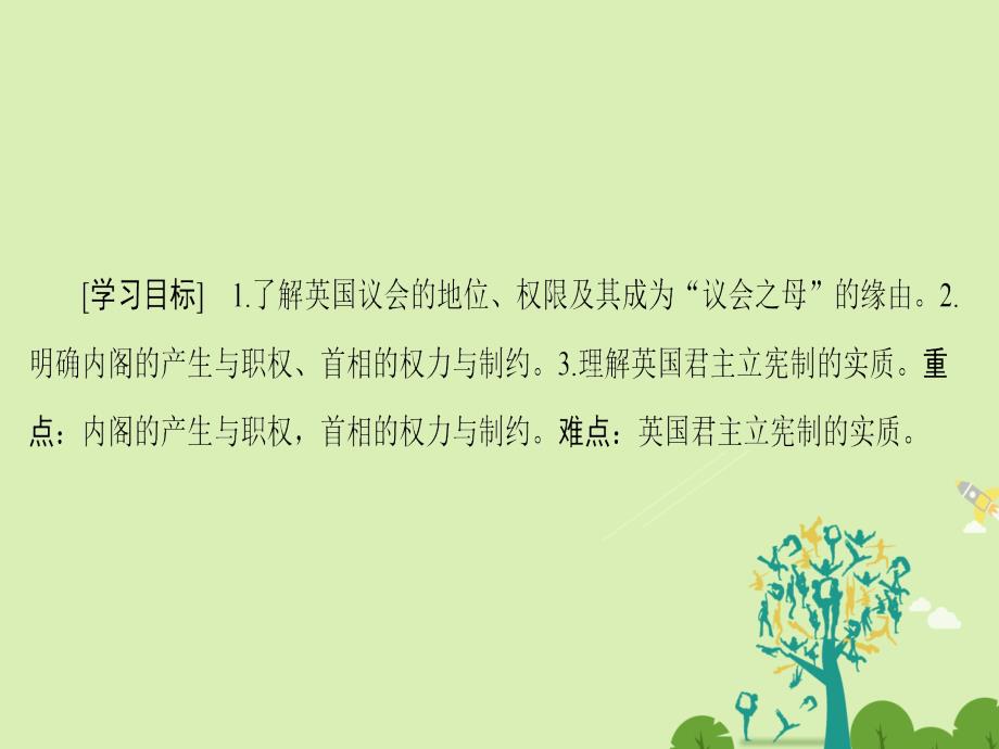 2017-2018学年高中政治专题2君主立宪制和民主共和制：以英国和法国为例2英国的议会和政府课件新人教版选修_第2页