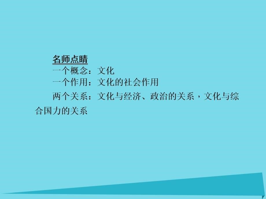 2018届高三政治一轮总复习 第1单元 文化与生活 第1课 文化与社会课件 新人教版必修3_第5页