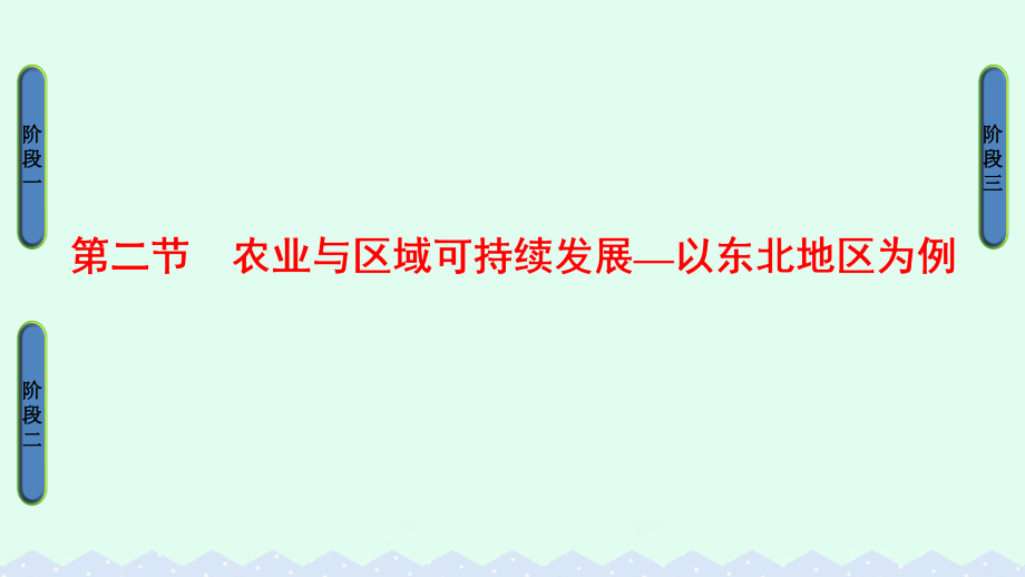 2017-2018学年高中地理第4单元区域综合开发与可持续发展第2节农业与区域可持续发展_以东北地区为例课件鲁教版必修_第1页