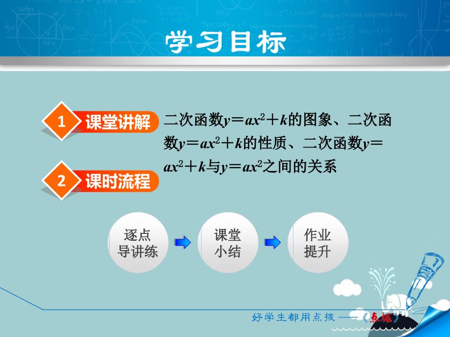 2018届九年级数学上册 21.2 二次函数y=ax2+bx+c的图象和性质 y=ax2+k型（第2课时）课件 （新版）沪科版_第2页