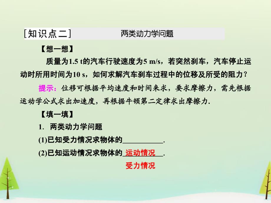 2018届高考物理一轮复习 3.2牛顿第二定律 两类动力学问题课件_第3页