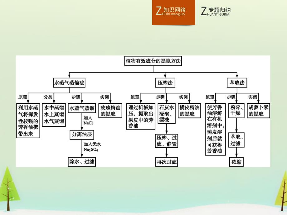 2017-2018学年高中生物 专题6 植物有效成分的提取专题整合课件 新人教版选修1_第2页