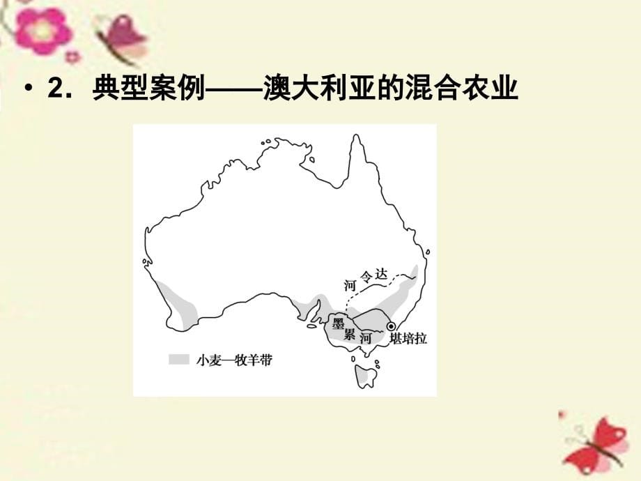 2018年高考地理一轮复习 第8章 区域产业活动 第二节 农业地域类型课件 湘教版_第5页