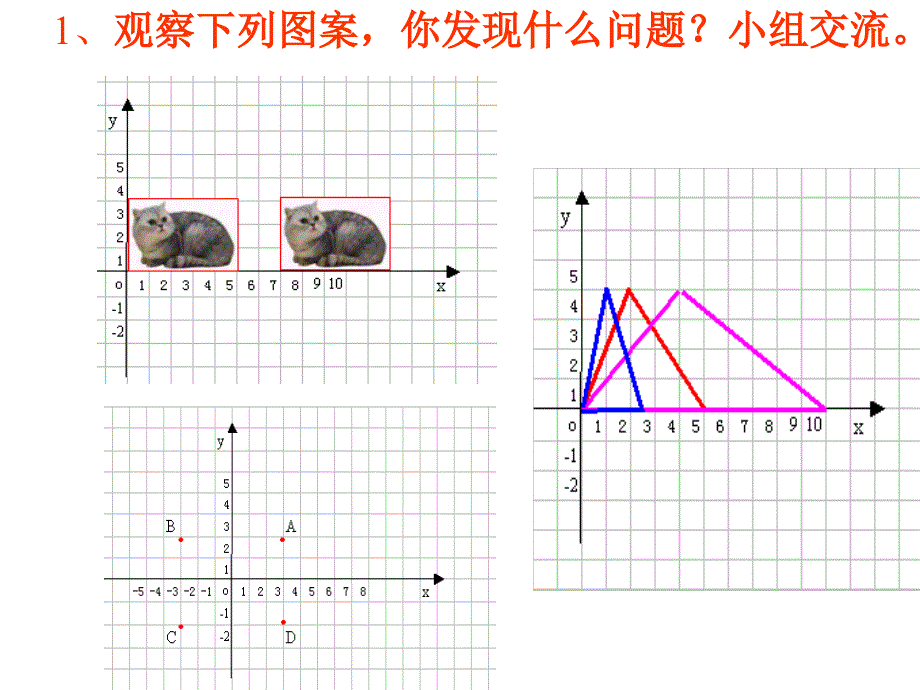 5.3 轴对称与坐标变化（1）课件（北师大版八上）.ppt_第2页