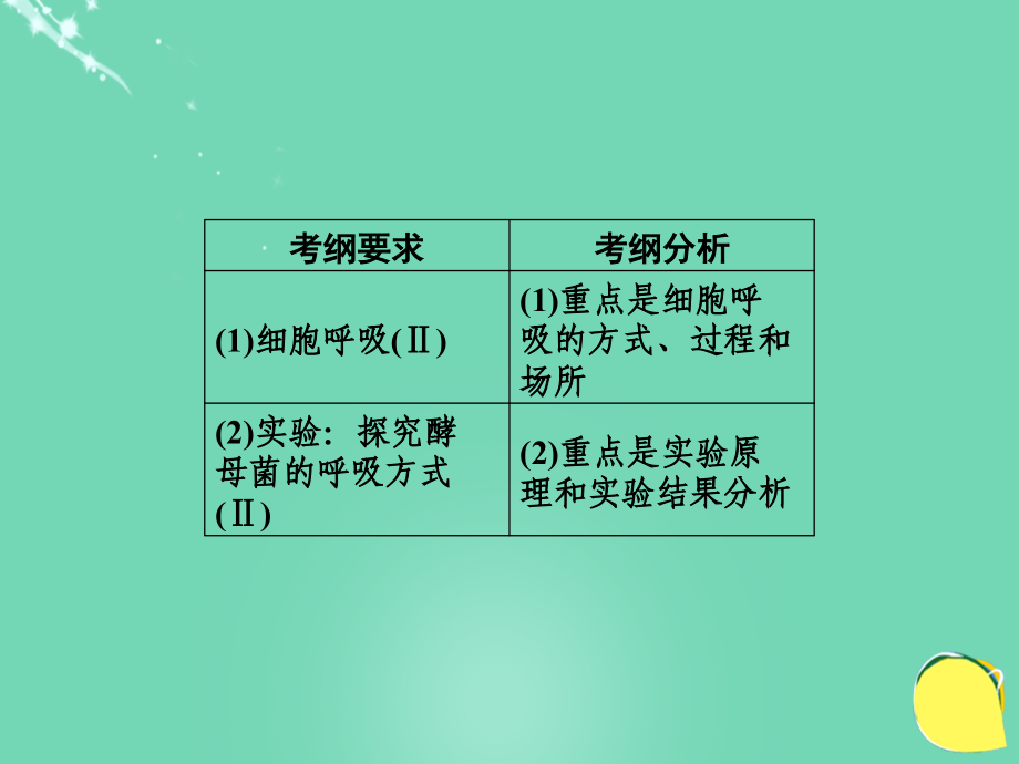 （课标版）2018届高考生物一轮总复习 第三单元 细胞的能量供应和利用 第9讲 atp的主要来源-细胞呼吸课件（必修1）_第3页