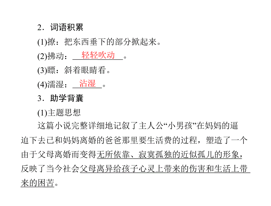 4.2 小男孩 课件 语文版九下 (2).ppt_第2页