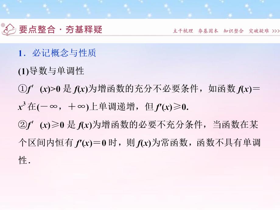 （山东专用）2018年高考数学二轮复习 第一部分专题一 集合、常用逻辑用语、不等式、函数与导数 第5讲 导数及其应用课件 理_第3页