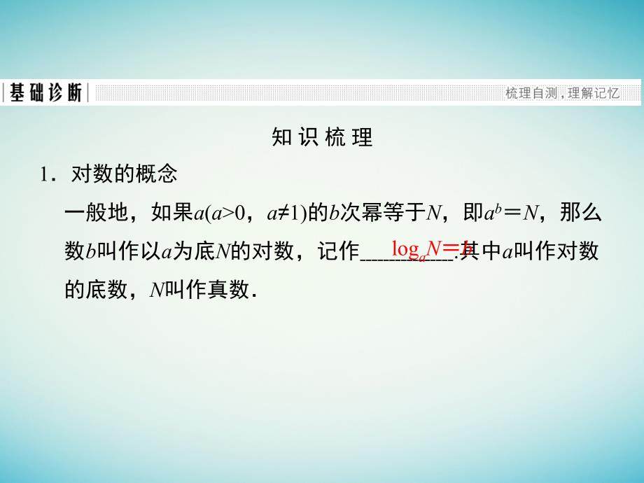 全国通用2018版高考数学一轮复习第二章函数概念与基本初等函数i2.6对数与对数函数课件文北师大版_第3页