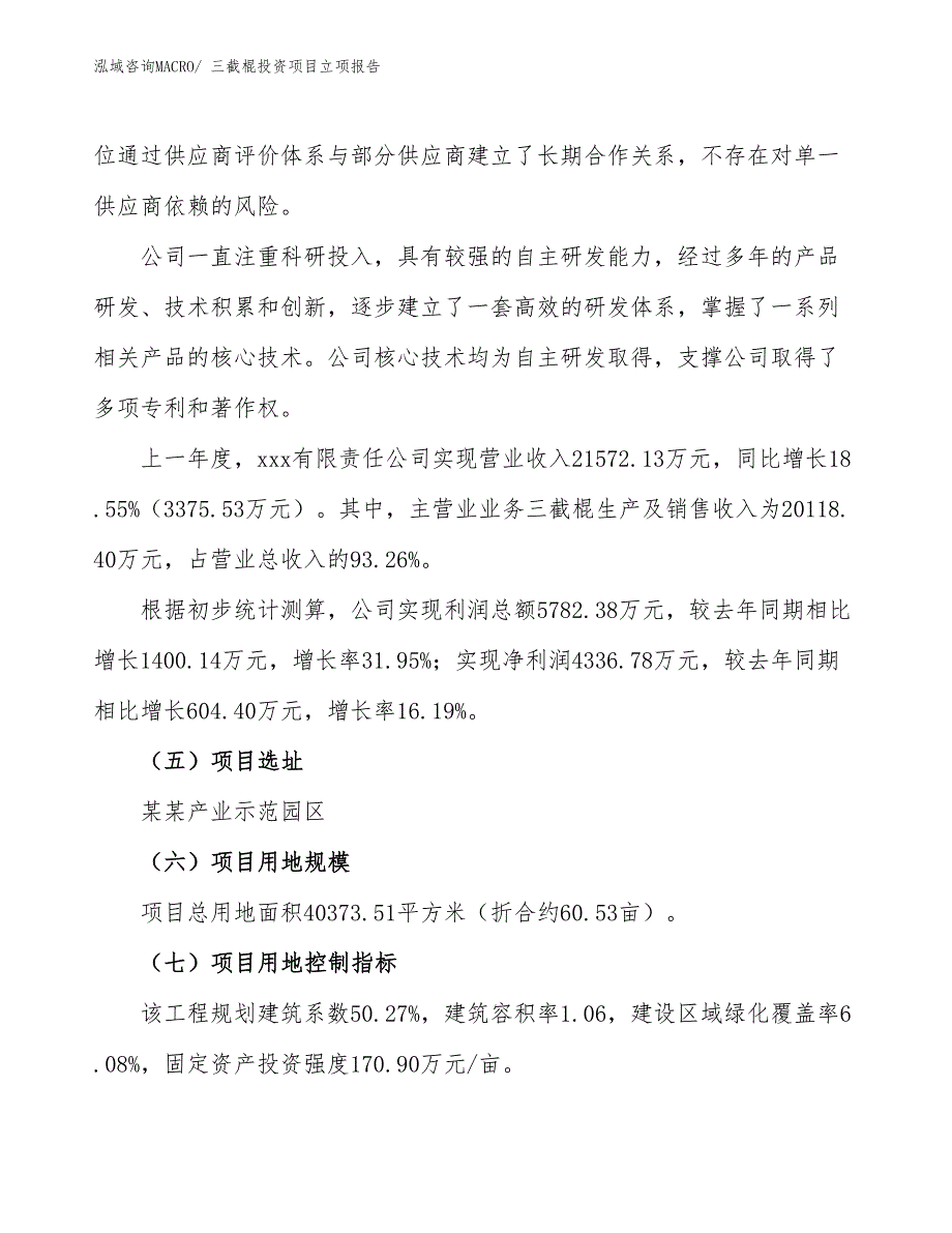 三截棍投资项目立项报告_第2页