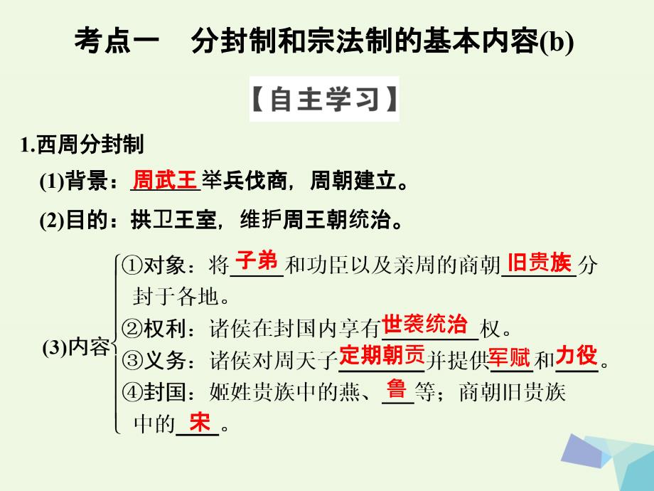 创新设计浙江专用2017-2018高中历史专题一古代中国的政治制度课时1中国早期政治制度的特点课件人民版选修_第3页