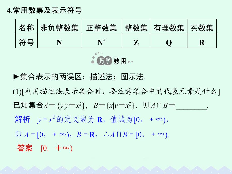 大高考2018版高考数学一轮总复习第1章集合与常用逻辑用语第一节集合课件理_第4页