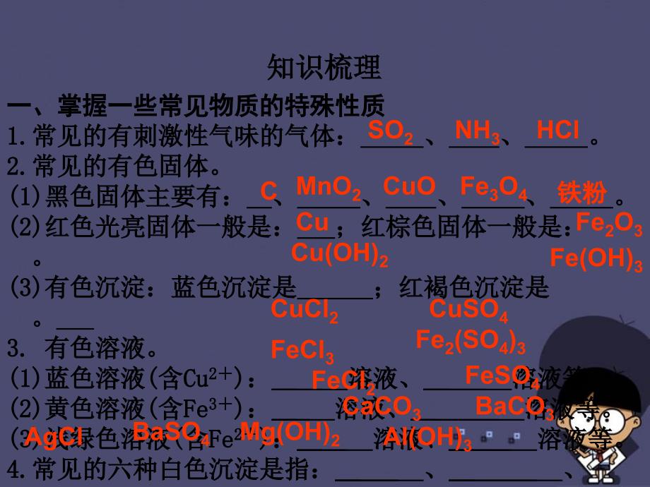 （深圳专版）2018中考化学 知识梳理复习 专题二 推断题（一）课件_第2页