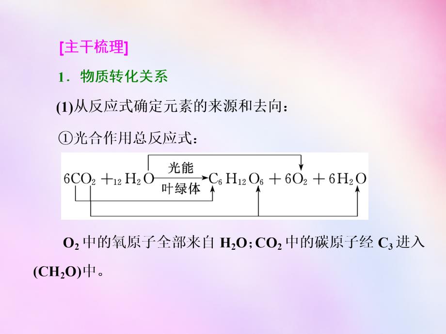 2018高考生物一轮复习 第三单元 细胞的代谢主题串记（二）课件 浙教版必修1_第3页