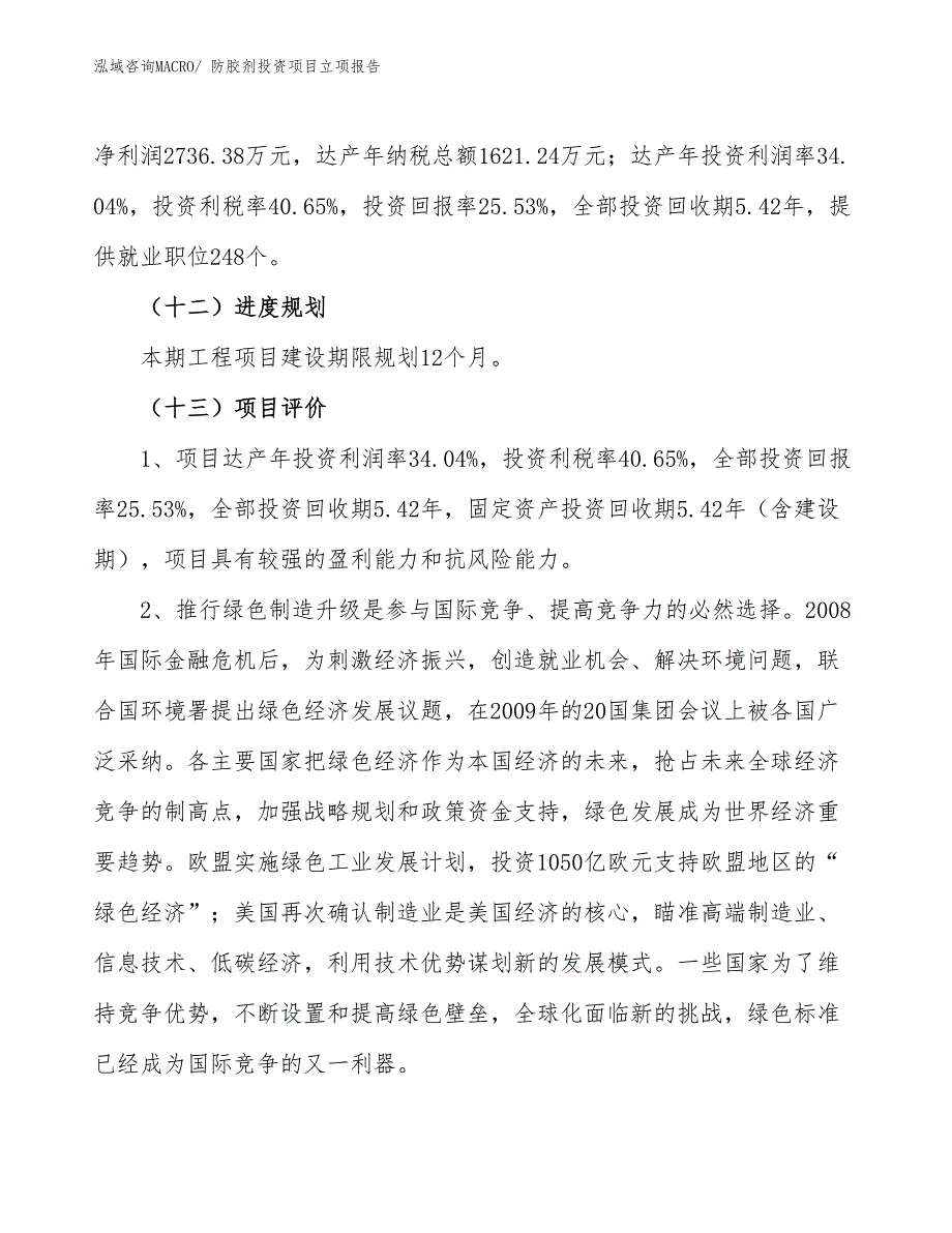 防胶剂投资项目立项报告_第4页