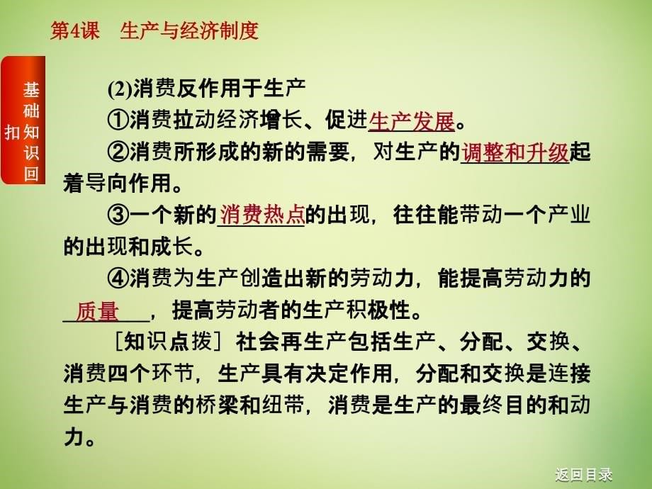 高考复习方案2018届高考政治一轮复习 第二单元 生产、劳动与经营课件 新人教版_第5页