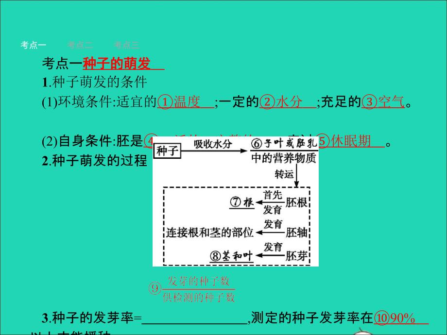 2019年甘肃中考生物总复习第六讲被子植物的一生课件_第2页