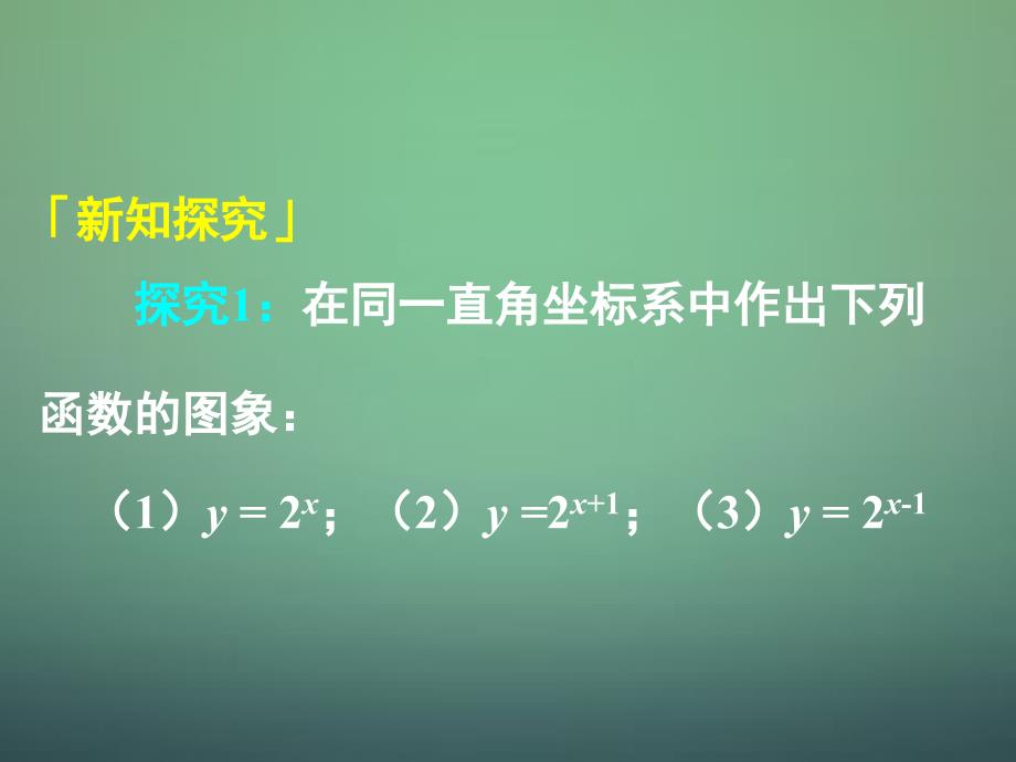 湖南省高中数学 2.1.2第3课时 指数函数及其性质 图象变换课件 新人教a版必修1_第2页