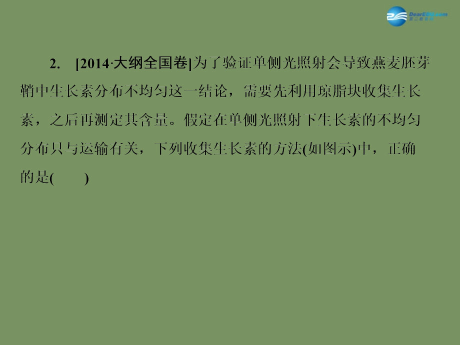 （全国通用）2018高考生物二轮专题复习 专题十三 植物的激素调节课件_第4页